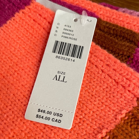 Anthropologie NWT 102” long vibrant scarf; 100% recommended/top rated @anthro - Picture 2 of 12